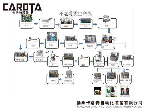 13不老莓深加工生产线