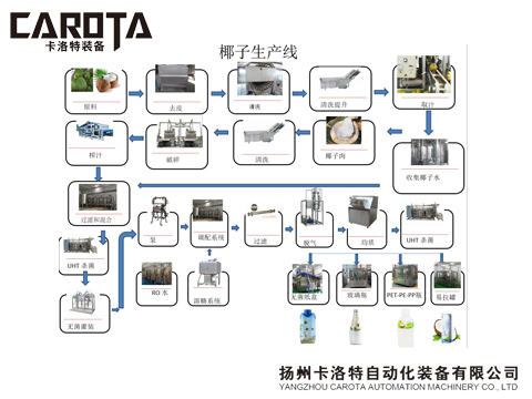 椰子深加工生产线